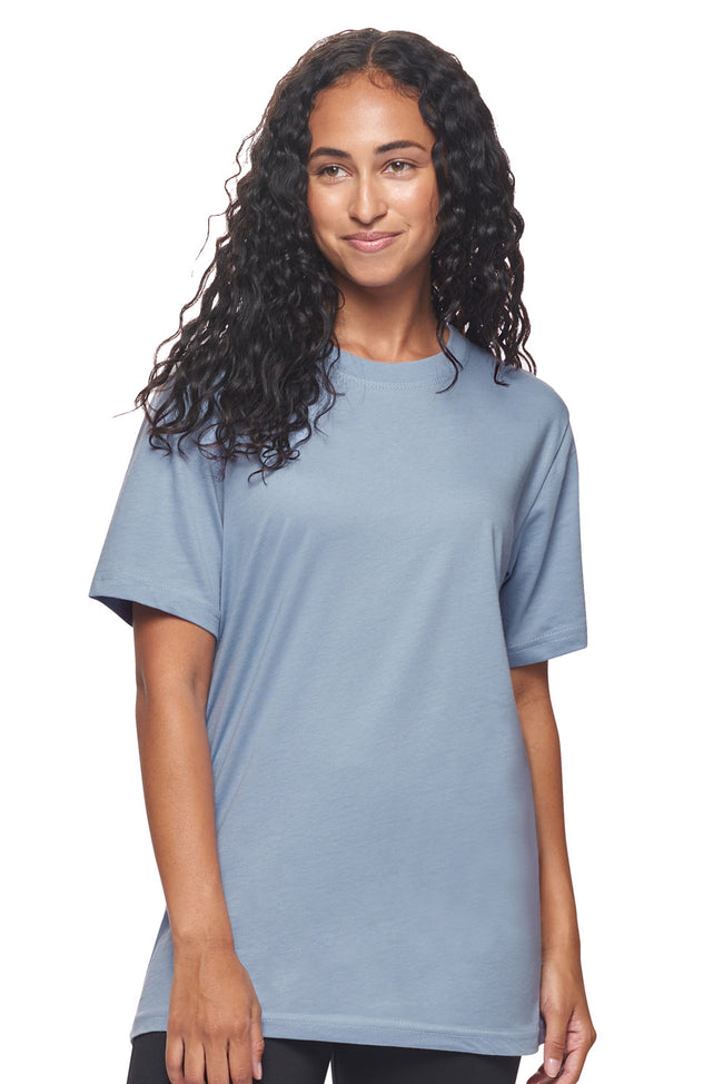 Expert Brand Wholesale Unisex Organic Cotton Tee Made in USA SC801U Canyon Blue image 4#canyon-blue