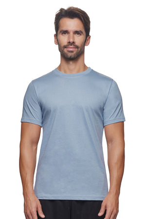 Expert Brand Wholesale Unisex Organic Cotton Tee Made in USA SC801U Canyon Blue#canyon-blue