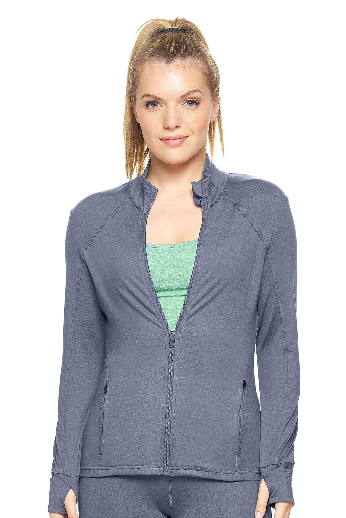 AQ322 Airstretch™ Full Zip Track Jacket - Expert Brand#graphite