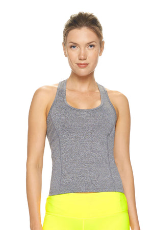 AQ269 Airstretch™ Cropped Racerback Tank