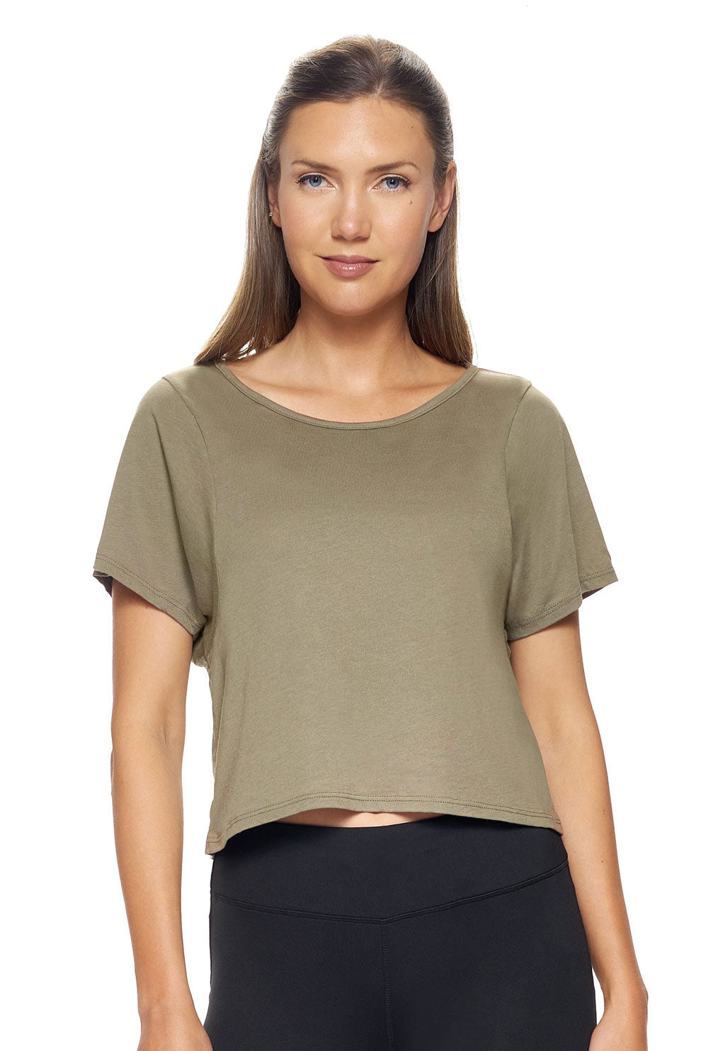 MC274🇺🇸🍃 MoCA™ Cropped Tee - Expert Brand#olive