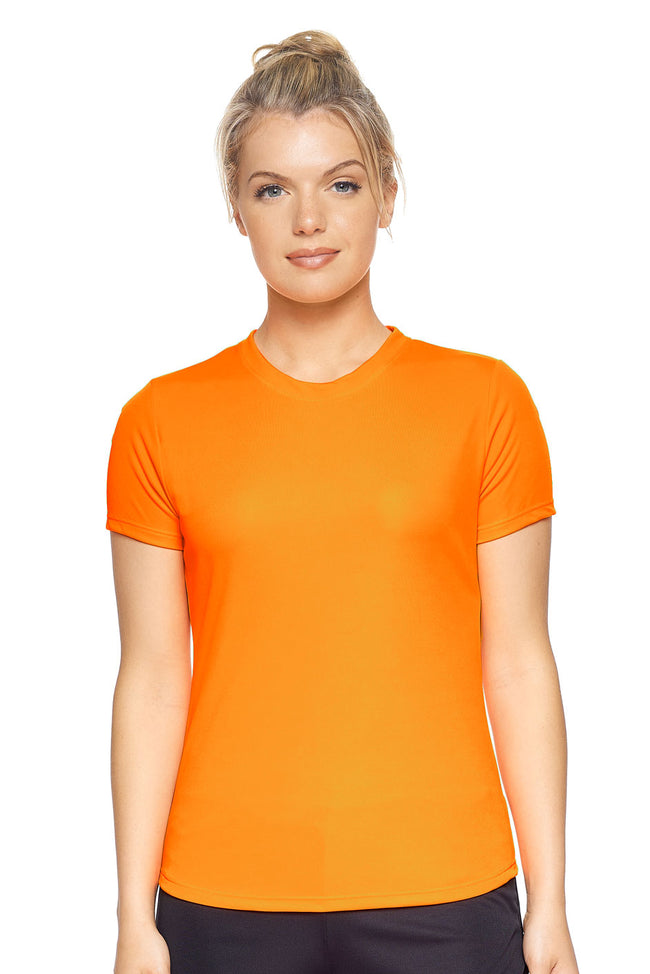 AI201🇺🇸 DriMax™ Crewneck Tec Tee - Expert Brand #SAFETY ORANGE