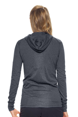 AA311🇺🇸 Performance Heather Hoodie Shirt - Expert Brand #dark-heather-charcoal