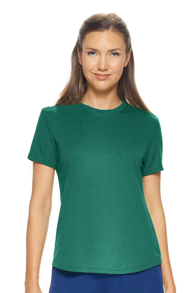 AJ201🇺🇸 Oxymesh™ Crewneck Tec Tee - Expert Brand #FOREST GREEN