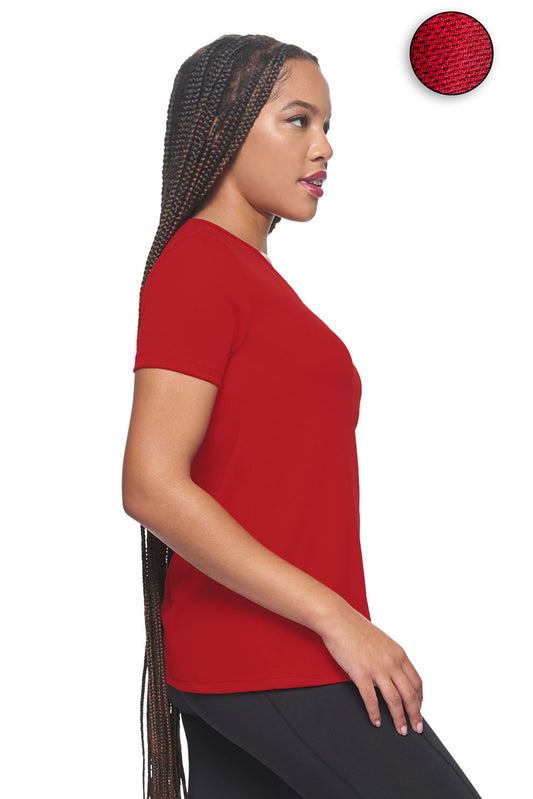 AJ202 Oxymesh™ V-Neck Tech Tee