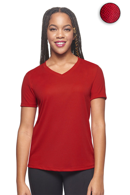AJ202 Oxymesh™ V-Neck Tech Tee