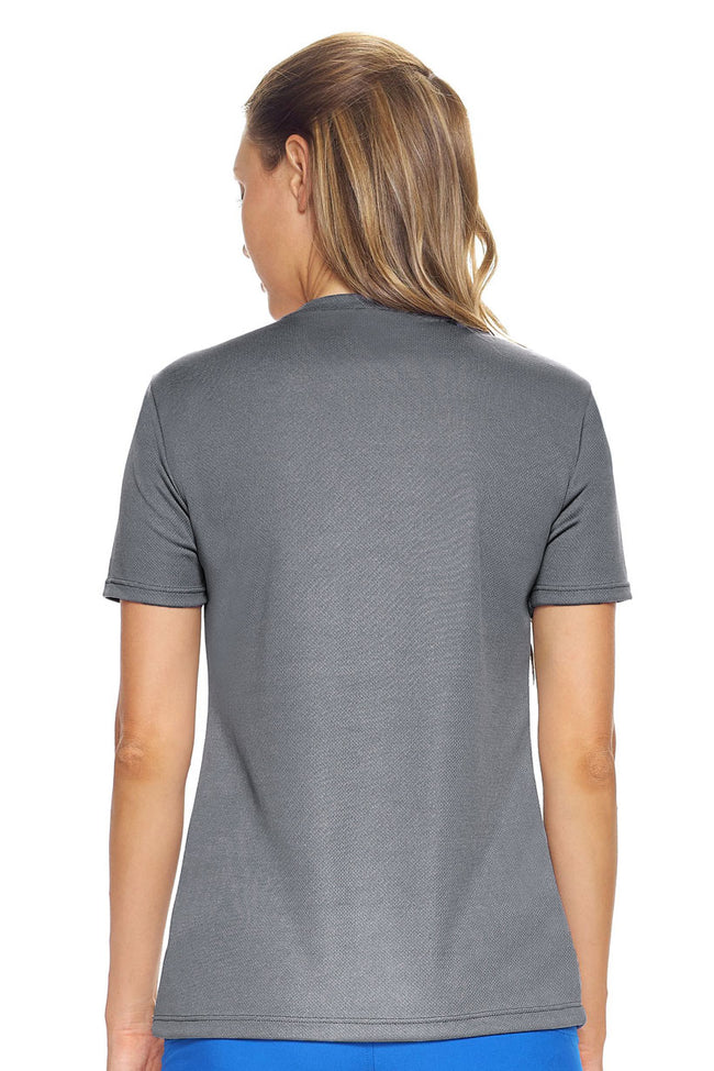 AJ202D🇺🇸 Oxymesh™ V-Neck Tec Tee - Expert Brand #STEEL