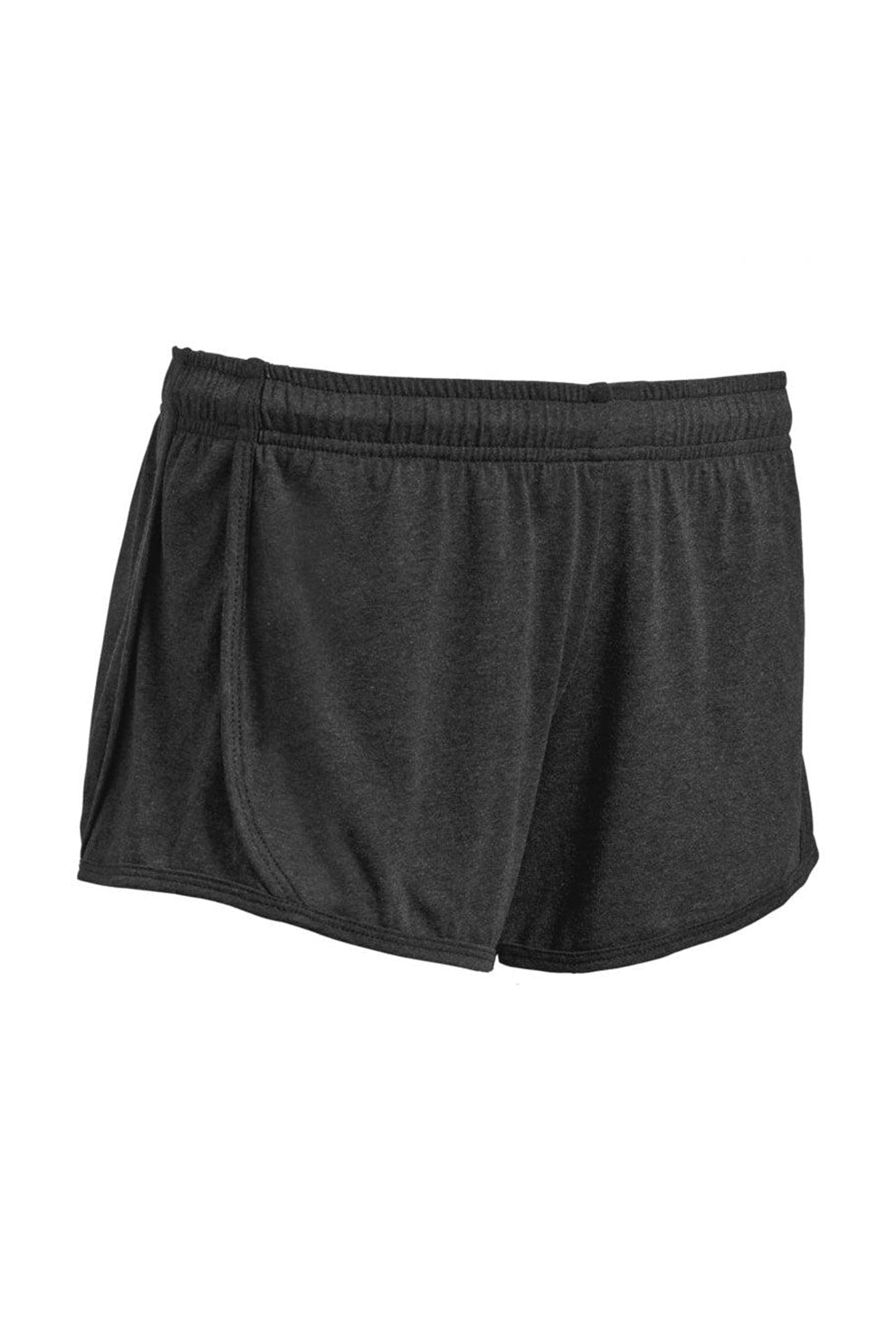 Expert Brand Wholesale Women's Performance Heather Shorts Made in USA AA1046 Dark Heather Red#dark-heather-charcoal