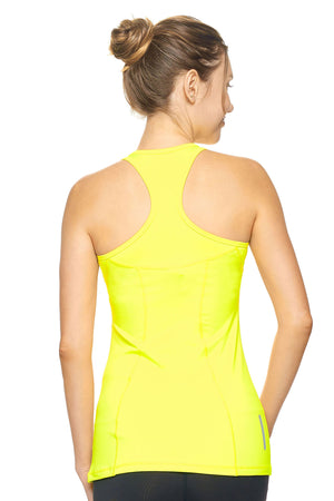 AQ223 Airstretch™ Halo Racerback Tank - Expert Brand#safety-yellow