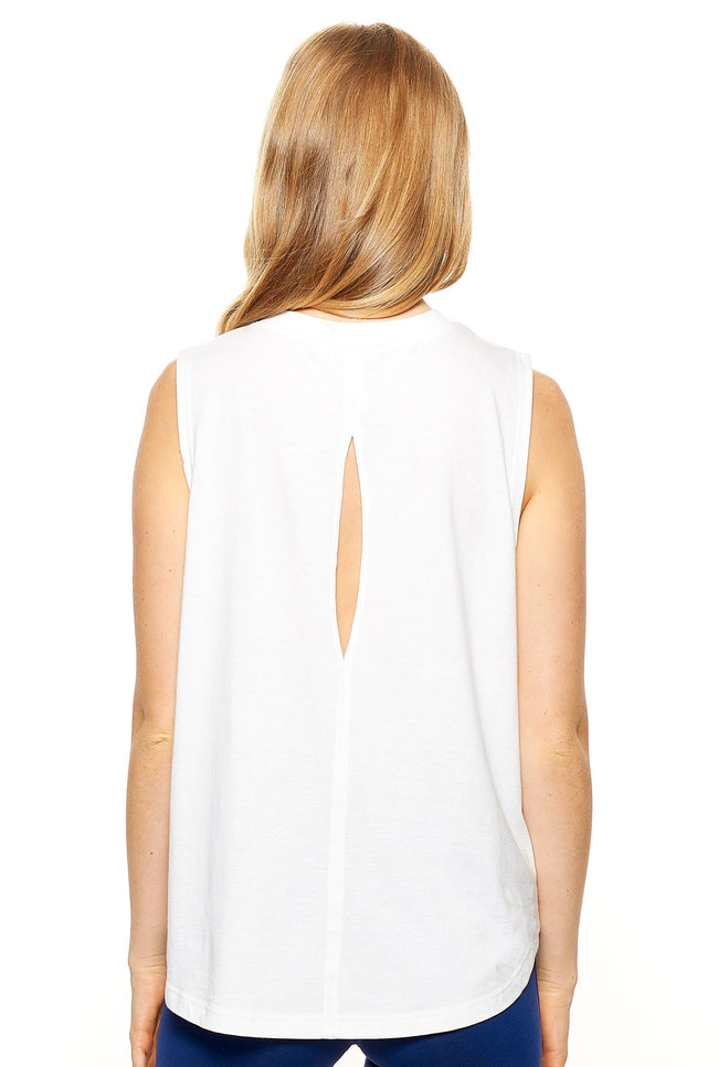 Expert Brand Wholesale Women's Sleeveless Eco-Friendly Hemp Cotton Fashion Muscle Tank Made In USA Bone White 3#bone