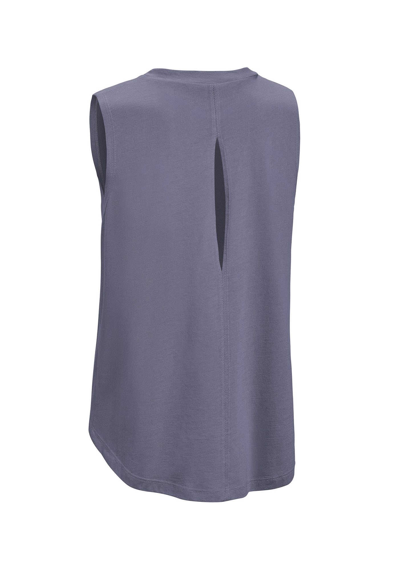 Expert Brand Wholesale Women's Sleeveless Eco-Friendly Hemp Cotton Fashion Muscle Tank Made In USA Graphite image 2#graphite