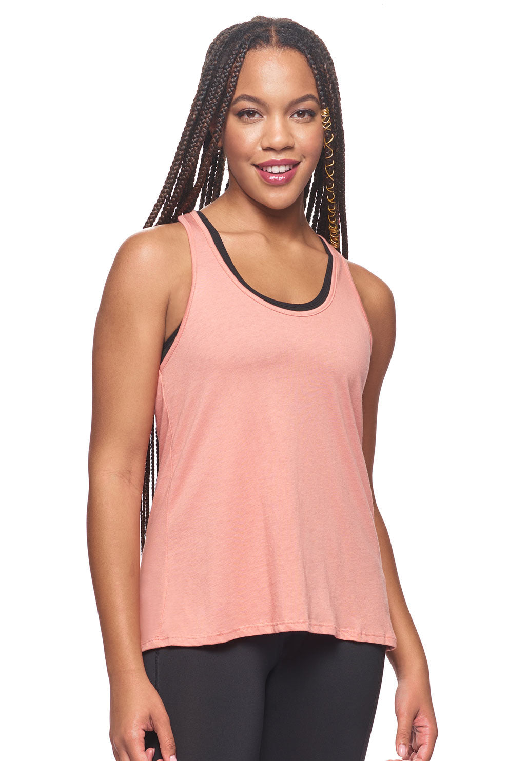 MC285🇺🇸🍃 MoCA™ Split-Dash Racerback Tank - Expert Brand#canyon-clay
