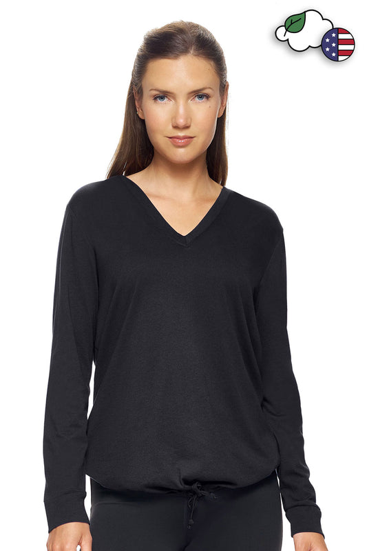 MC317🇺🇸🍃 MoCA™ V-Neck Hoodie - Expert Brand#black