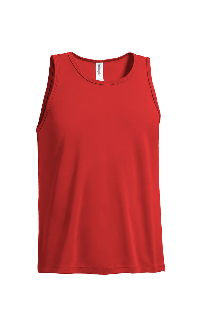 Expert Brand Wholesale Men's pk maX™ Workout Sleeveless Mesh Tech Red#red