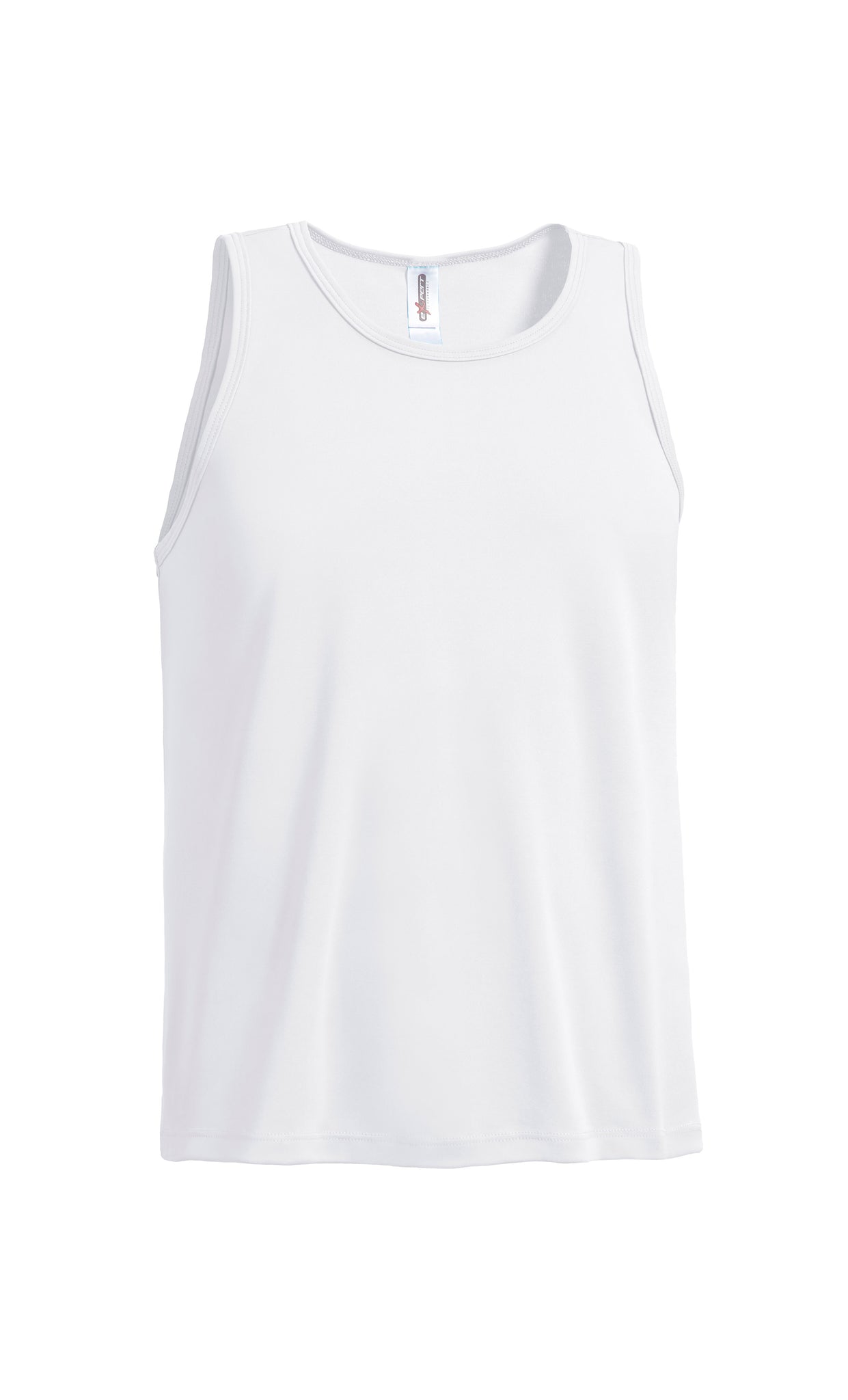 Expert Brand Wholesale Men's pk maX™ Workout Sleeveless Mesh Tech white#white