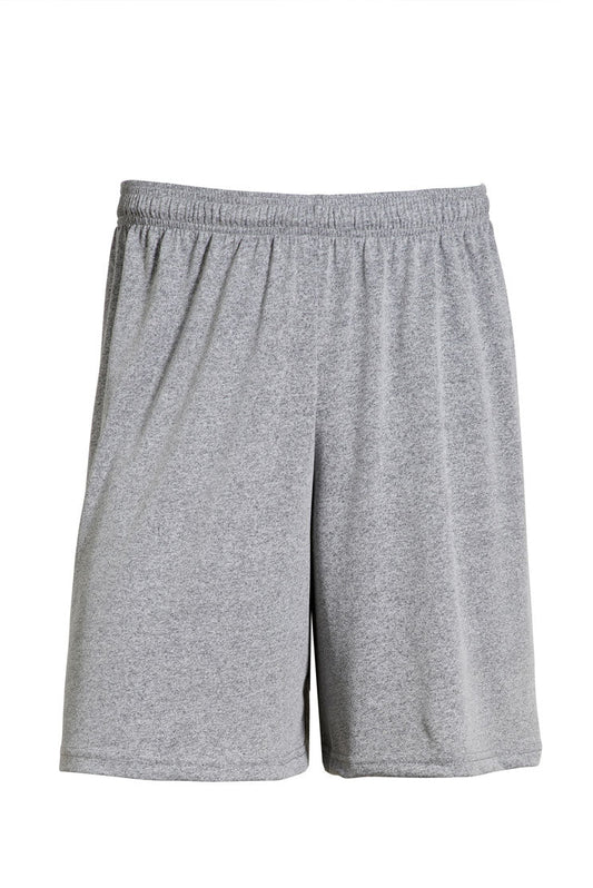 Expert Brand Wholesale Men's Heather Natural Feel Jersey Training Shorts heather gray#heather-gray