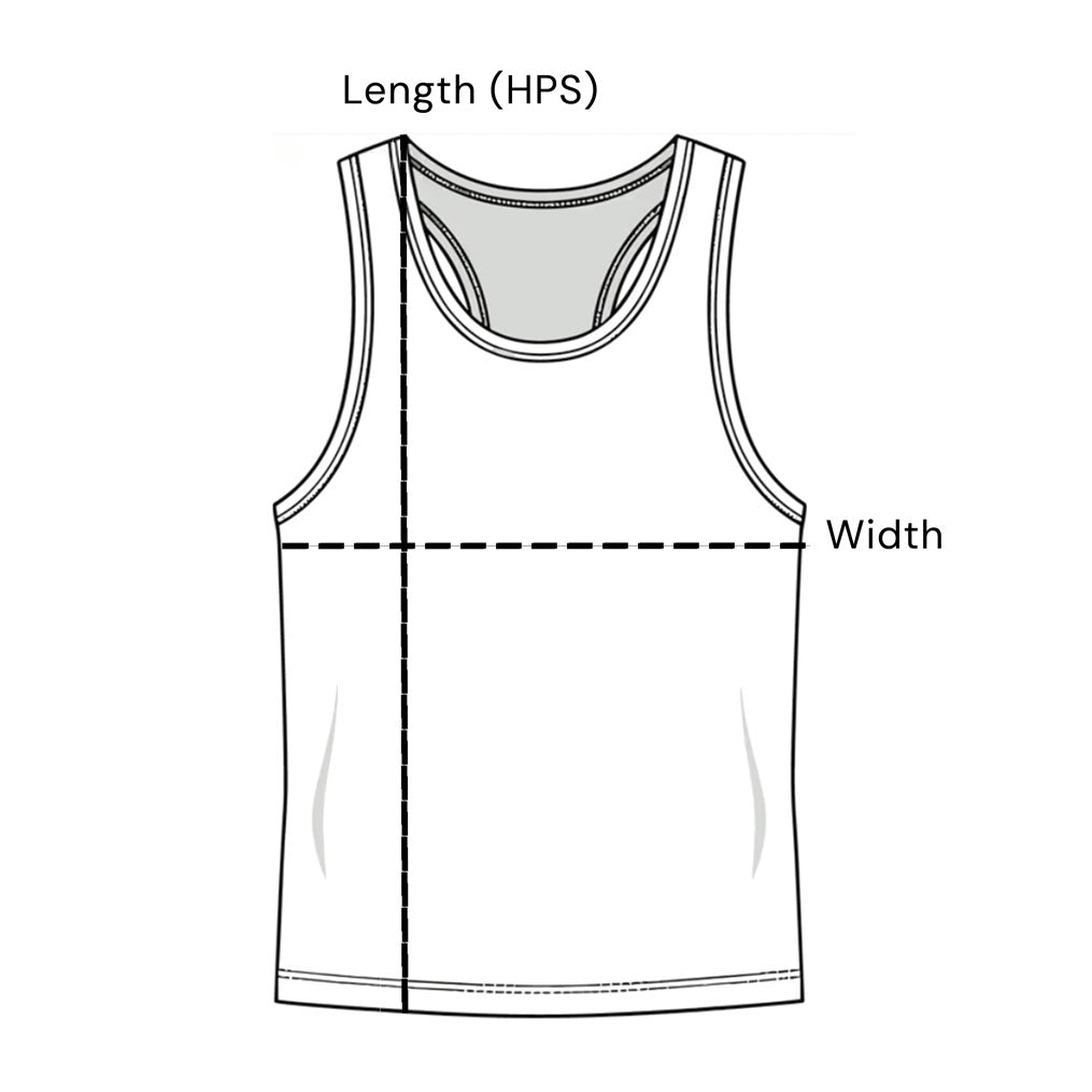 Size chart for Oxymesh™ Distance Tank
