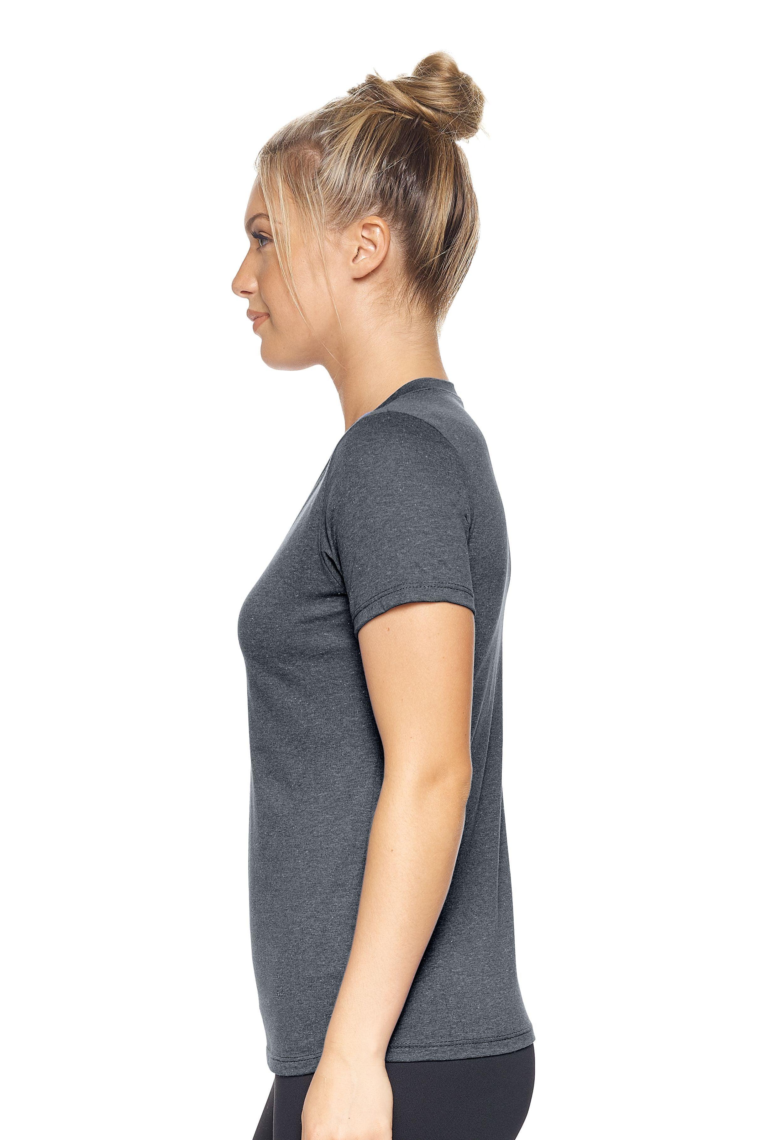 AA202🇺🇸 Performance Heather V-Neck Tee - Expert Brand  #dark-heather-charcoal