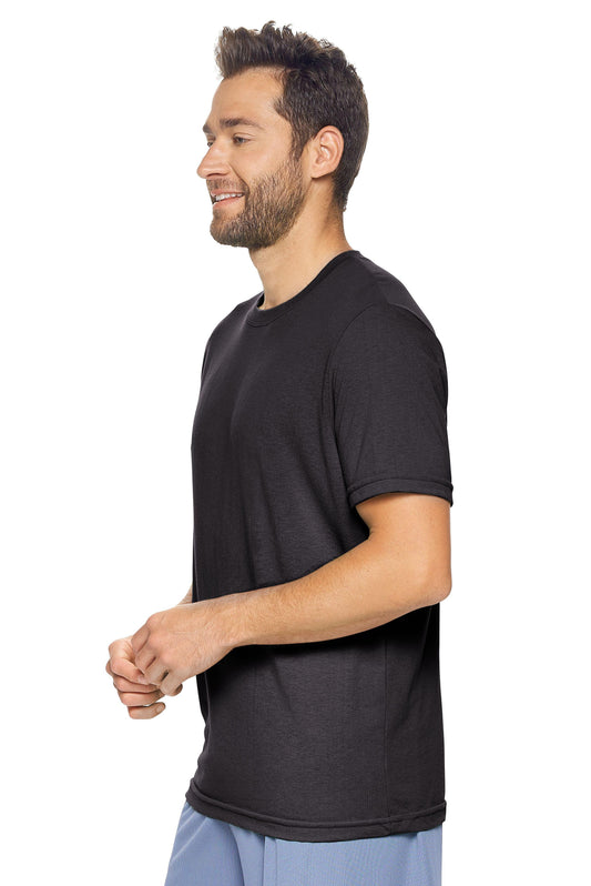 Expert Brand Men's Black TriTec™ Short Sleeve Tee Image 2#black