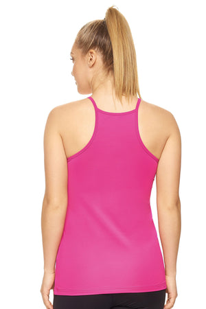 Expert Brand Airstretch™ Lite Racerback Tank in Berry Pink Image 2#berry