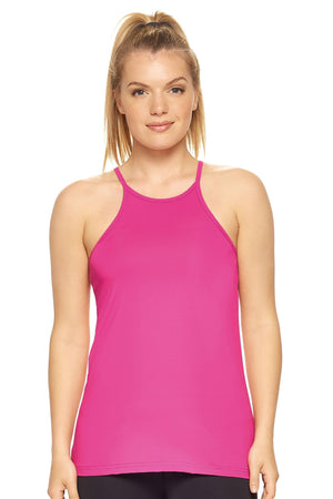 Expert Brand Airstretch™ Lite Racerback Tank in Berry Pink#berry