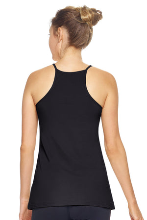 Expert Brand Airstretch™ Lite Racerback Tank in Black Image 3#black