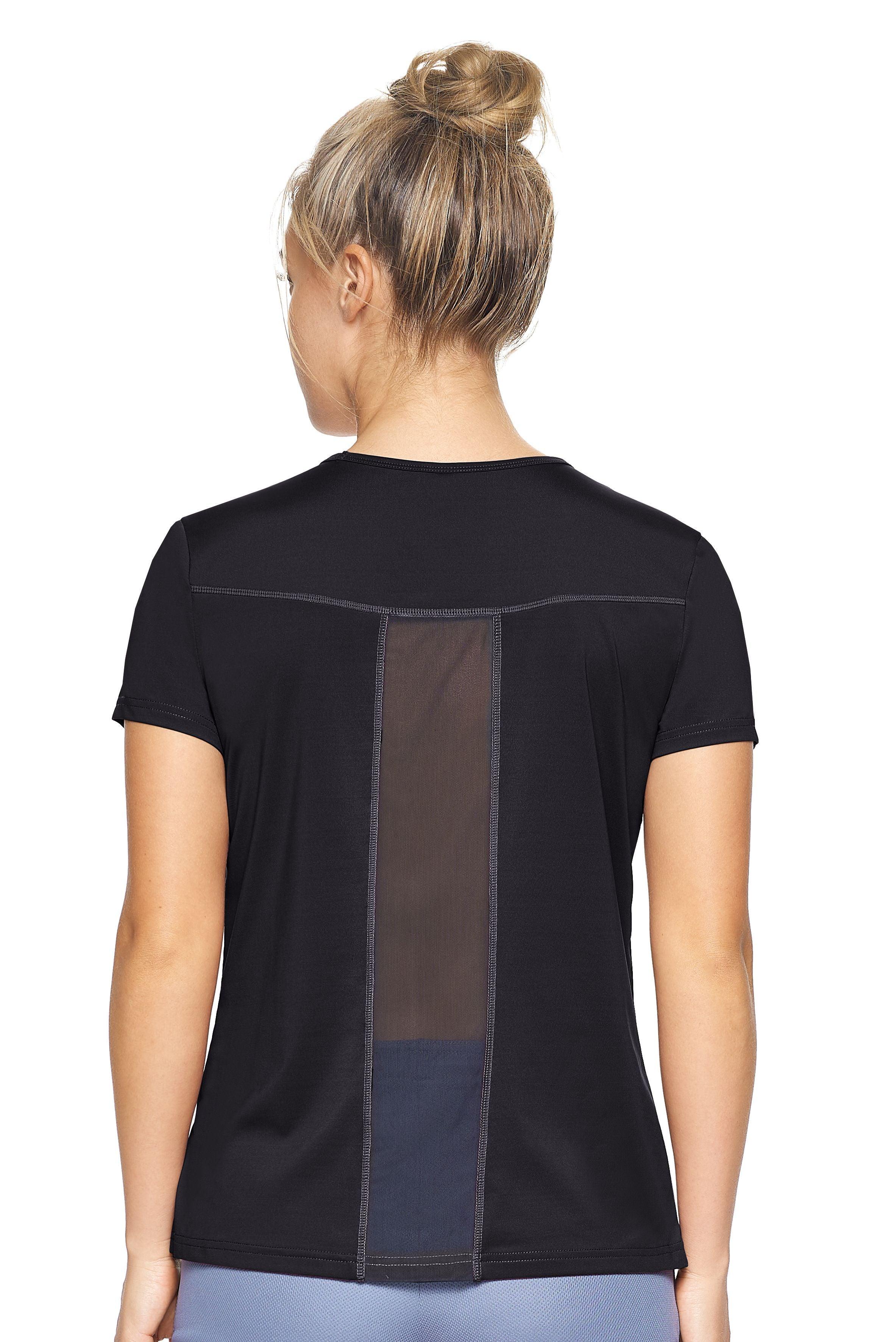 AE275 Airstretch™ Lite Crescent Tee - Expert Brand #BLACK