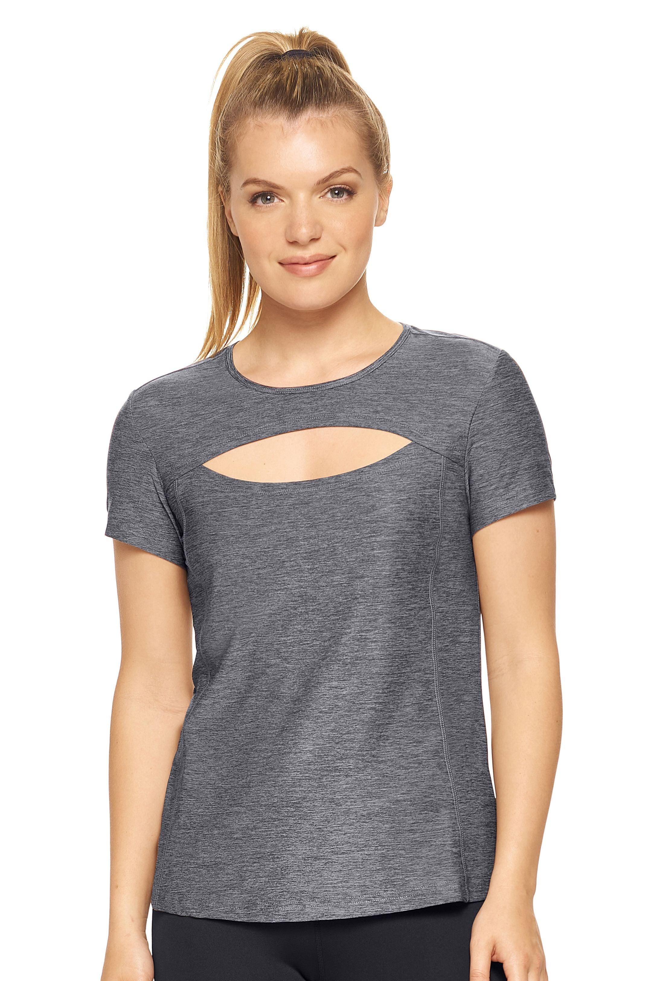 AE275 Airstretch™ Lite Crescent Tee - Expert Brand  #HEATHER BLACK