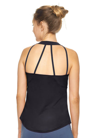 Expert Brand Women's  Airstretch™ Lite Trident Tank in Black Image 3#black