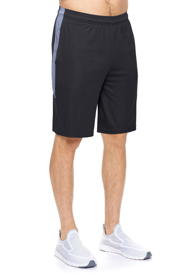 Expert Brand Men's Black Steel pk MaX™ Outdoor Shorts#black-steel