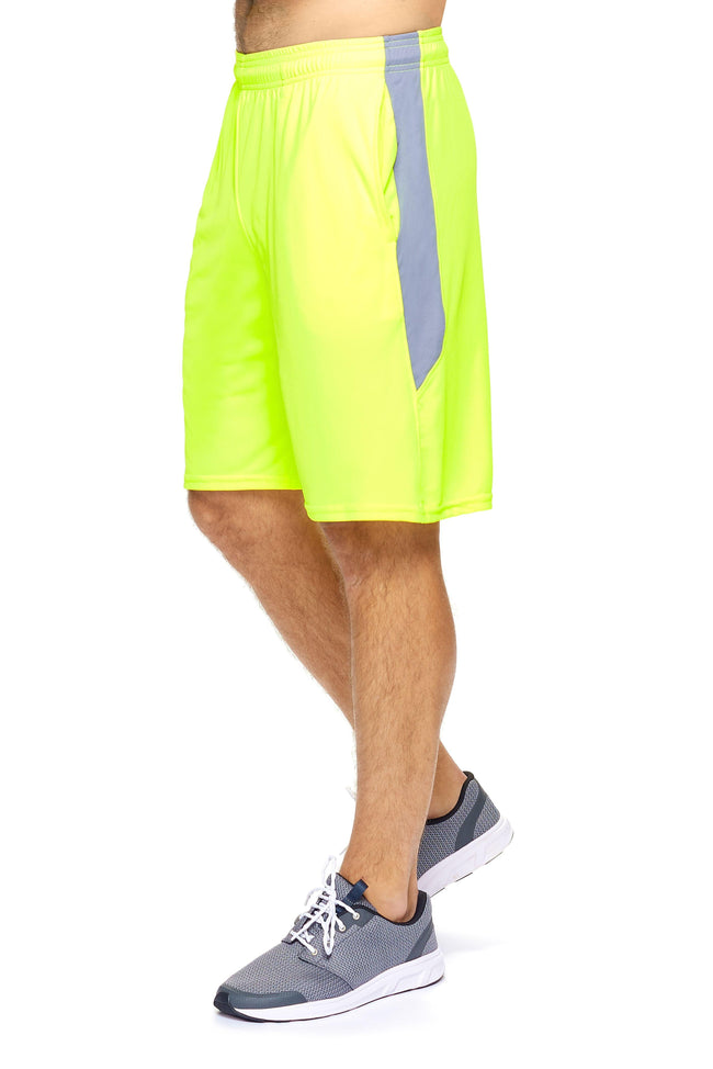 Expert Brand Men's Yellow Steel pk MaX™ Outdoor Shorts#safety-yellow-steel