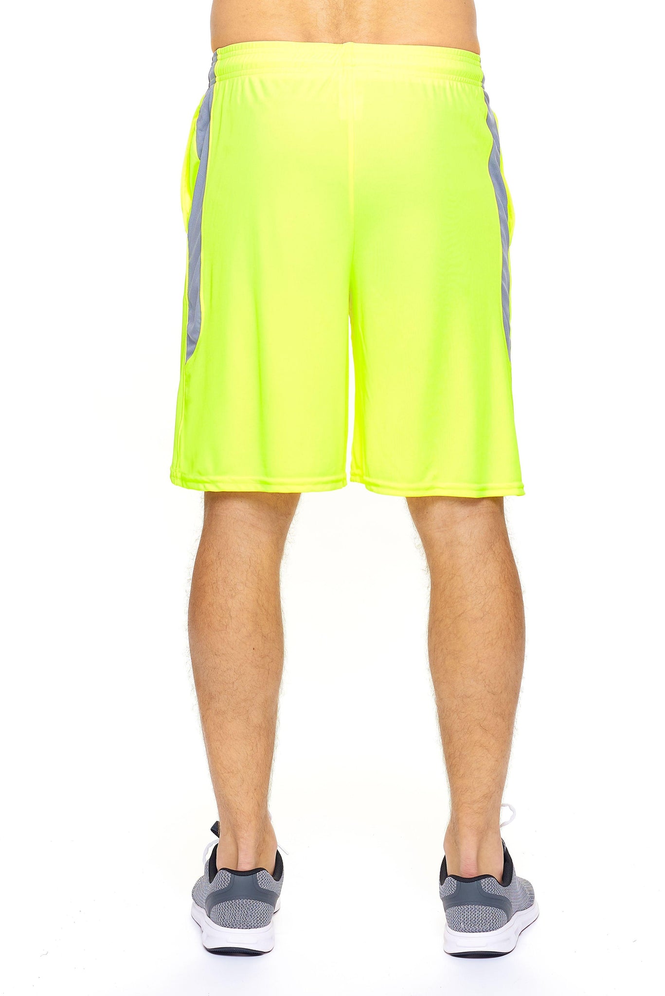 Expert Brand Men's Yellow Steel pk MaX™ Outdoor Shorts Image 3#safety-yellow-steel