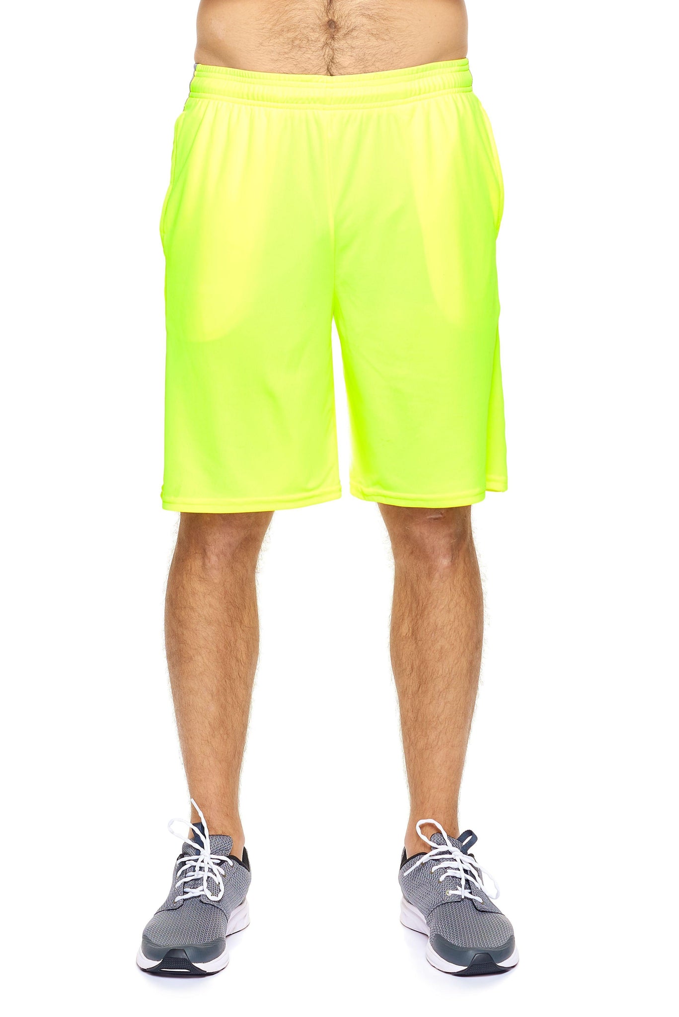 Expert Brand Men's Yellow Steel pk MaX™ Outdoor Shorts Image 2#safety-yellow-steel