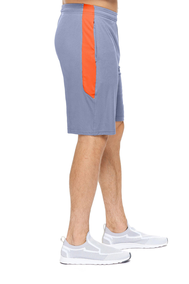 Expert Brand Men's Steel Orange pk MaX™ Outdoor Shorts Image 2#steel-safety-orange