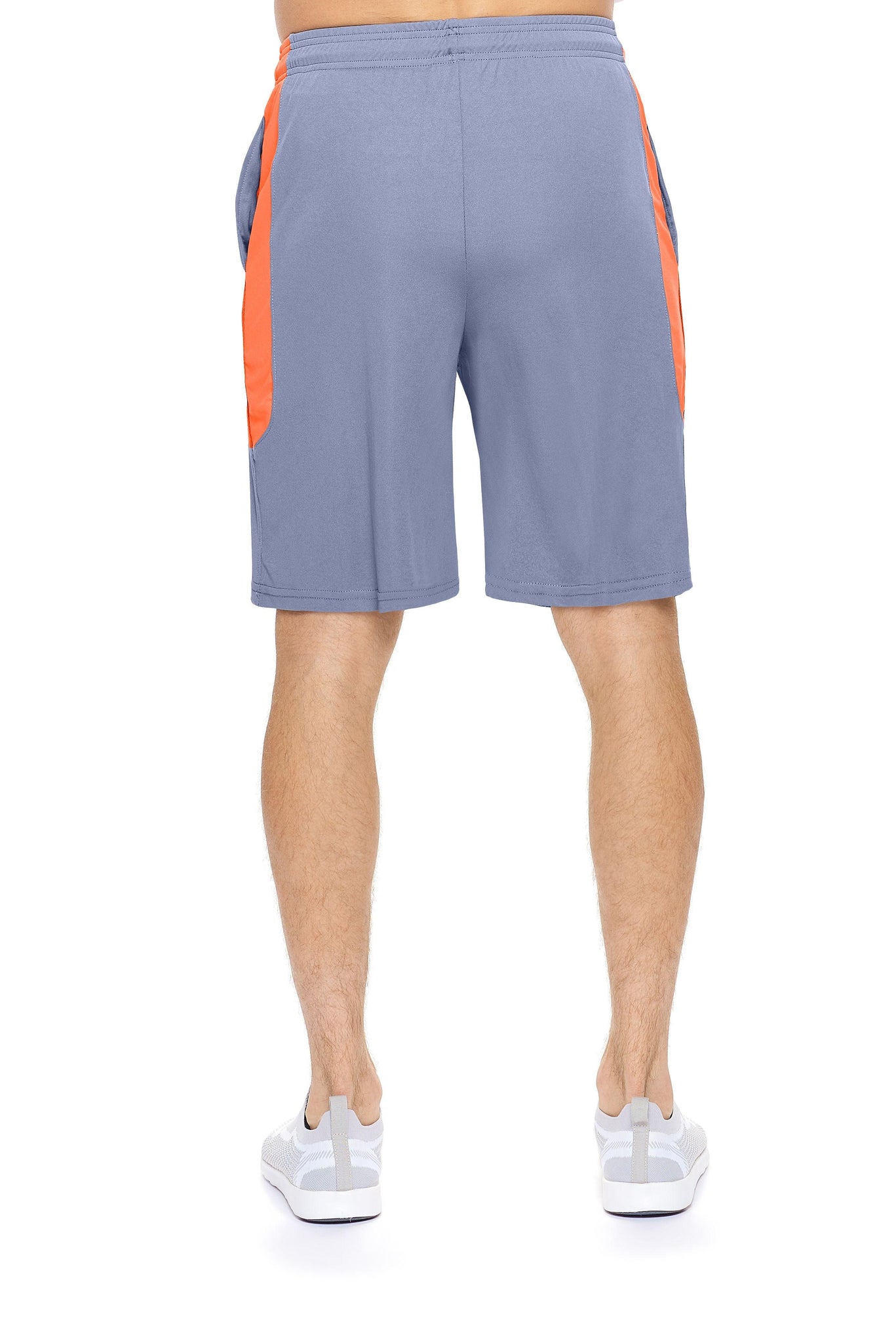 Expert Brand Men's Steel Orange pk MaX™ Outdoor Shorts Image 3#steel-safety-orange