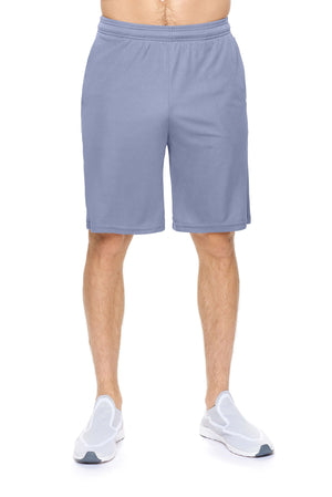 Expert Brand Men's Steel Orange pk MaX™ Outdoor Shorts Image 4#steel-safety-orange