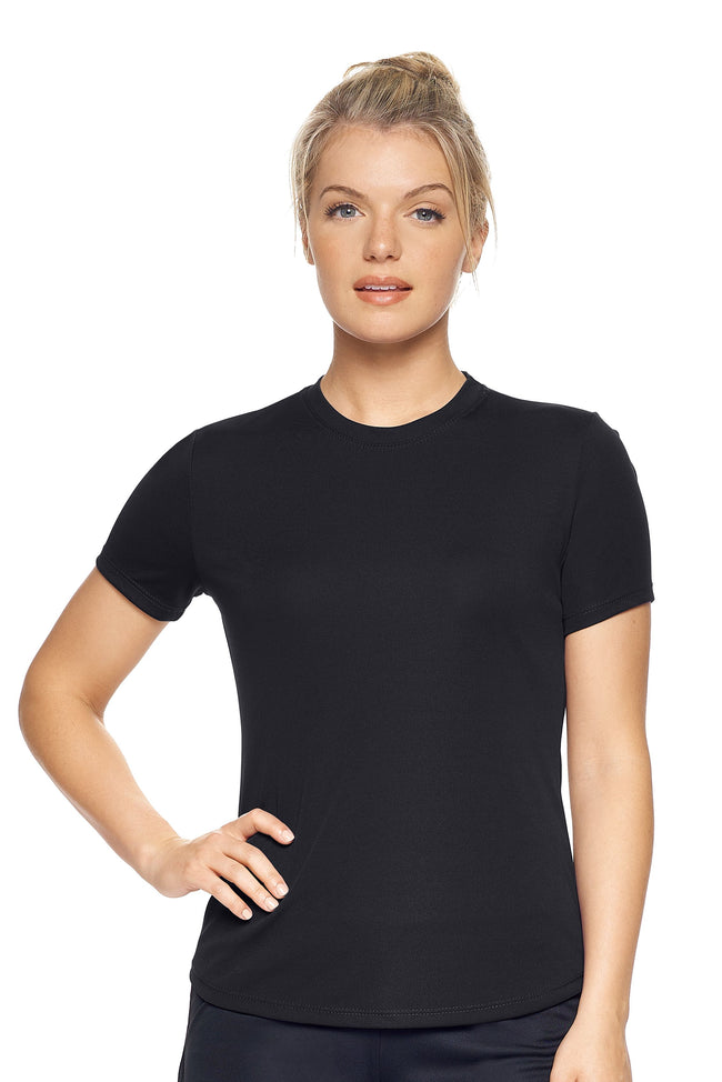 AI201🇺🇸 DriMax™ Crewneck Tec Tee - Expert Brand #BLACK