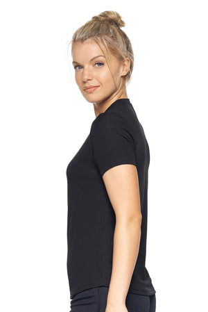 AI201🇺🇸 DriMax™ Crewneck Tec Tee - Expert Brand #BLACK