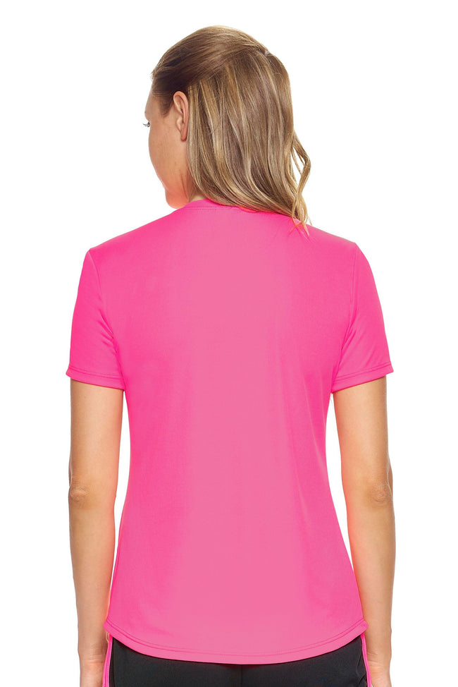 Expert Brand Women's Hot Pink pk MaX™ Short Sleeve Expert Tee Image 3#hot-pink