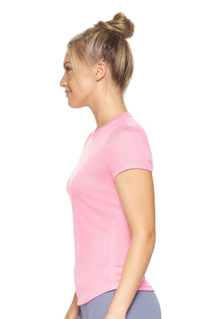 AI201🇺🇸 DriMax™ Crewneck Tec Tee - Expert Brand #PINK