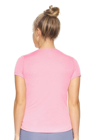 Expert Brand Women's Pink pk MaX™ Short Sleeve Expert Tee Image 3#pink