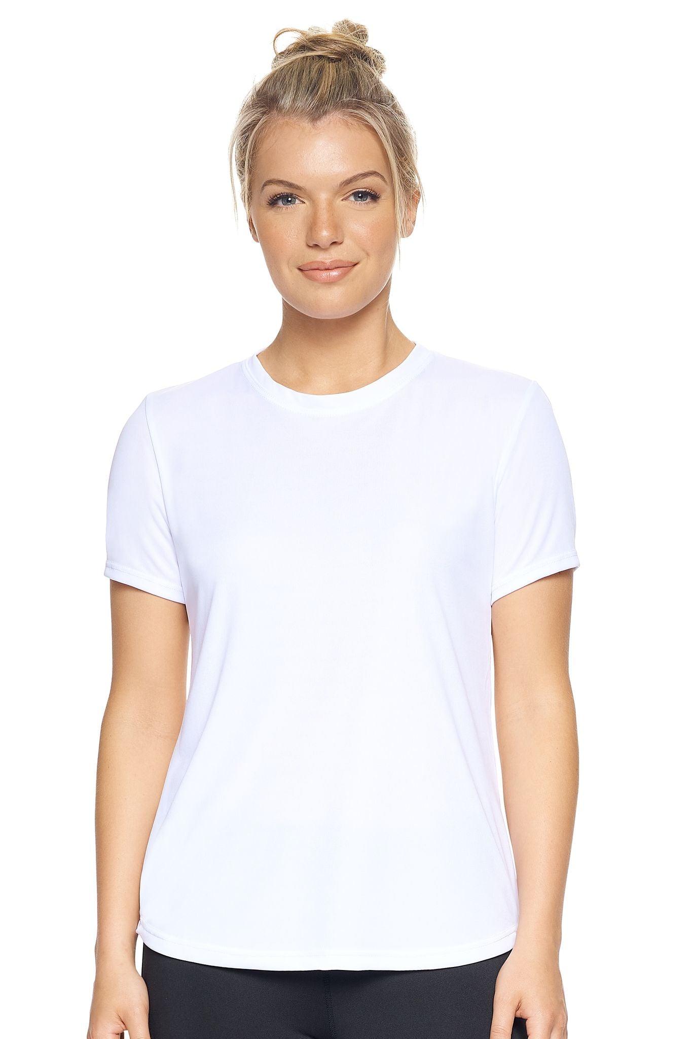 AI201🇺🇸 DriMax™ Crewneck Tec Tee - Expert Brand #WHITE