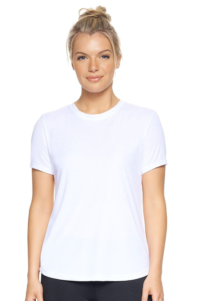AI201🇺🇸 DriMax™ Crewneck Tec Tee - Expert Brand #WHITE
