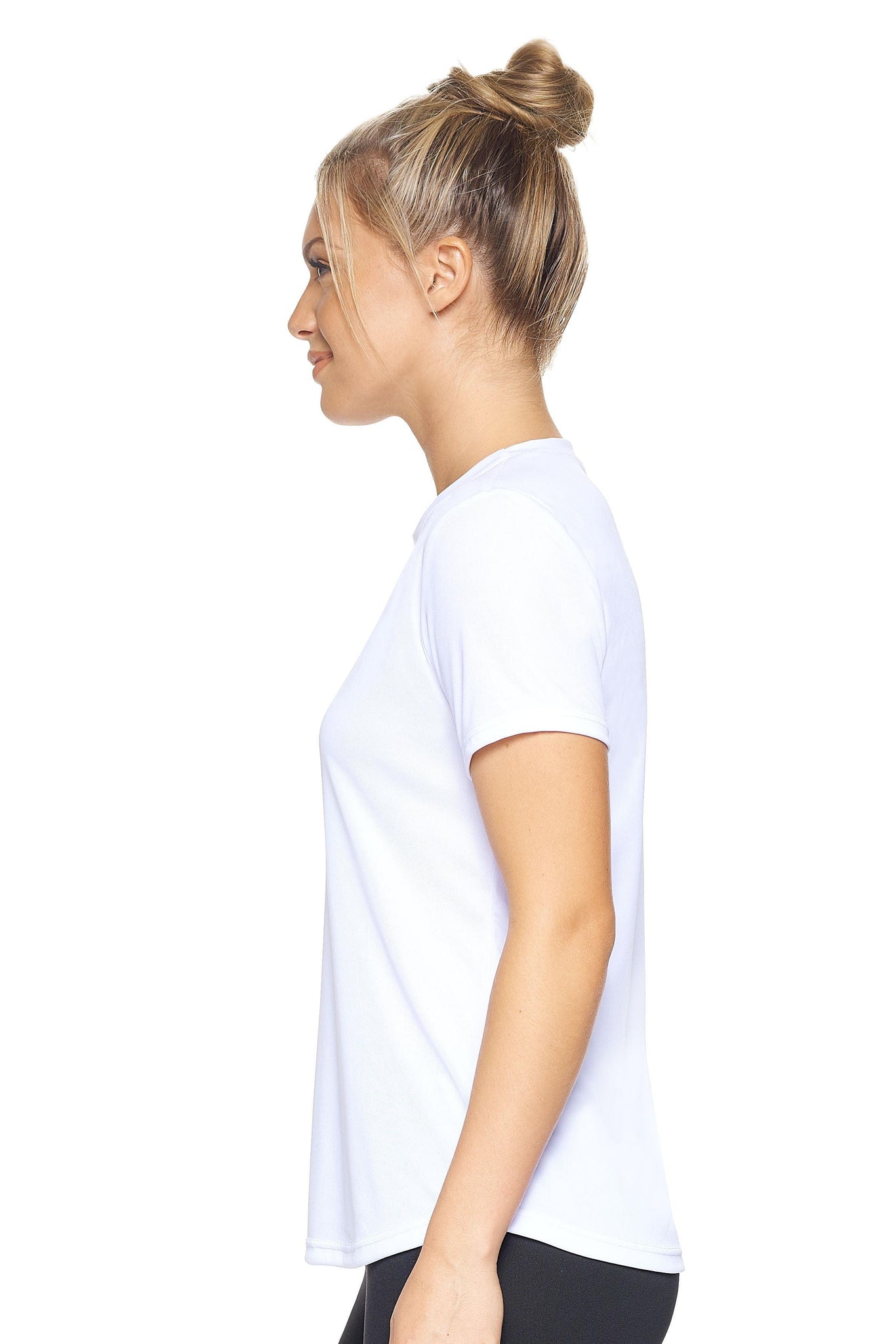 Expert Brand Women's White pk MaX™ Short Sleeve Expert Tee Image 2#white