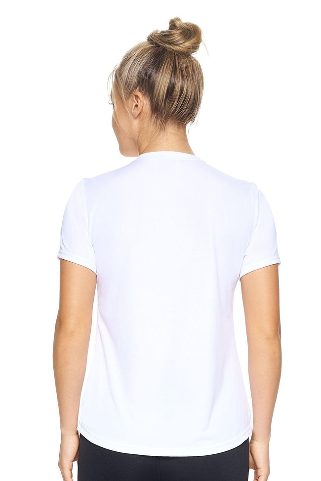 Expert Brand Women's White pk MaX™ Short Sleeve Expert Tee Image 3#white