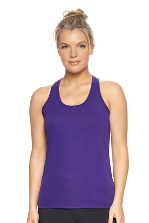 Expert Brand Women's Dark Purple pk MaX™ Endurance Racerback Tank#dark-purple