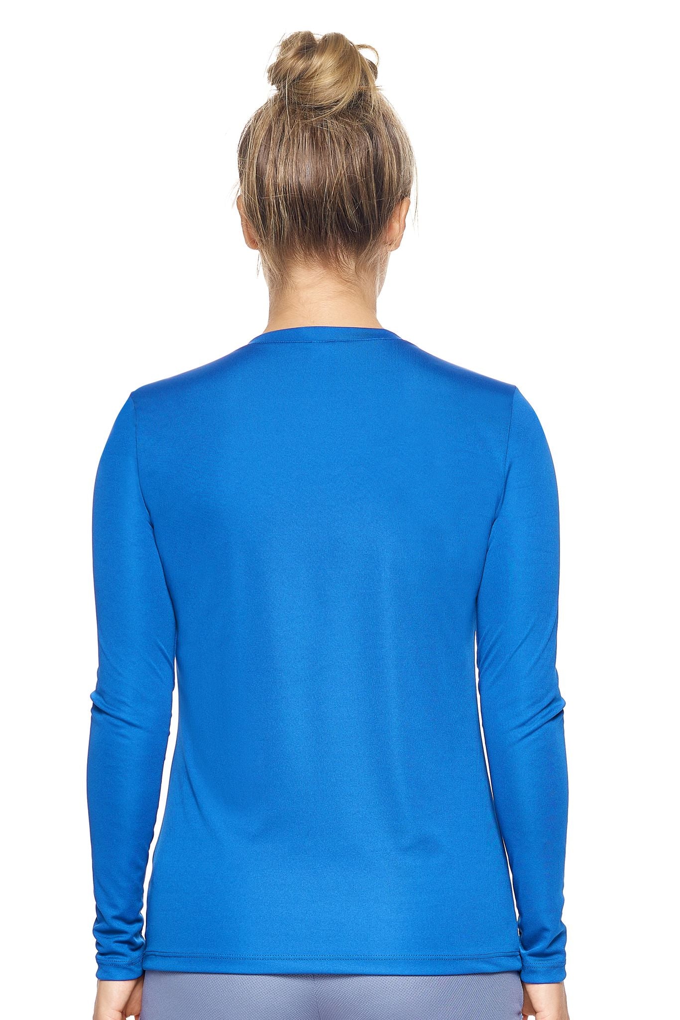 Expert Brand Royal Blue pk MaX™ V-Neck Long Sleeve Expert Tee Image 3#royal-blue