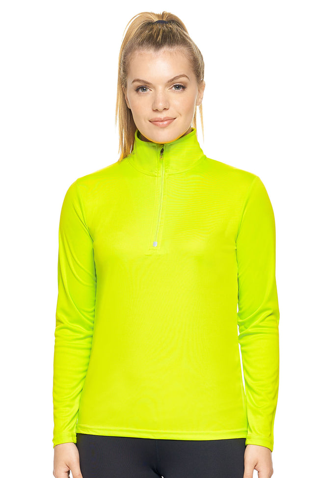 Expert Brand Women's Keylime pk MaX™ ¼ Zip Training#key-lime