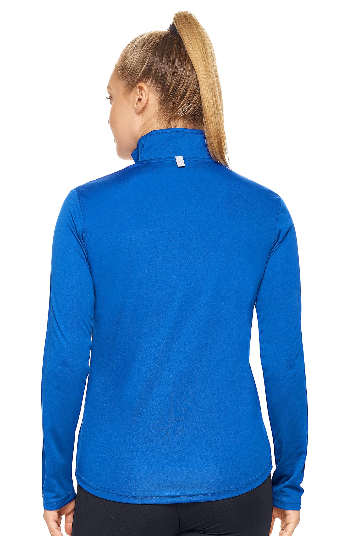 Expert Brand Women's Royal Blue pk MaX™ ¼ Zip Training Image 3#royal-blue