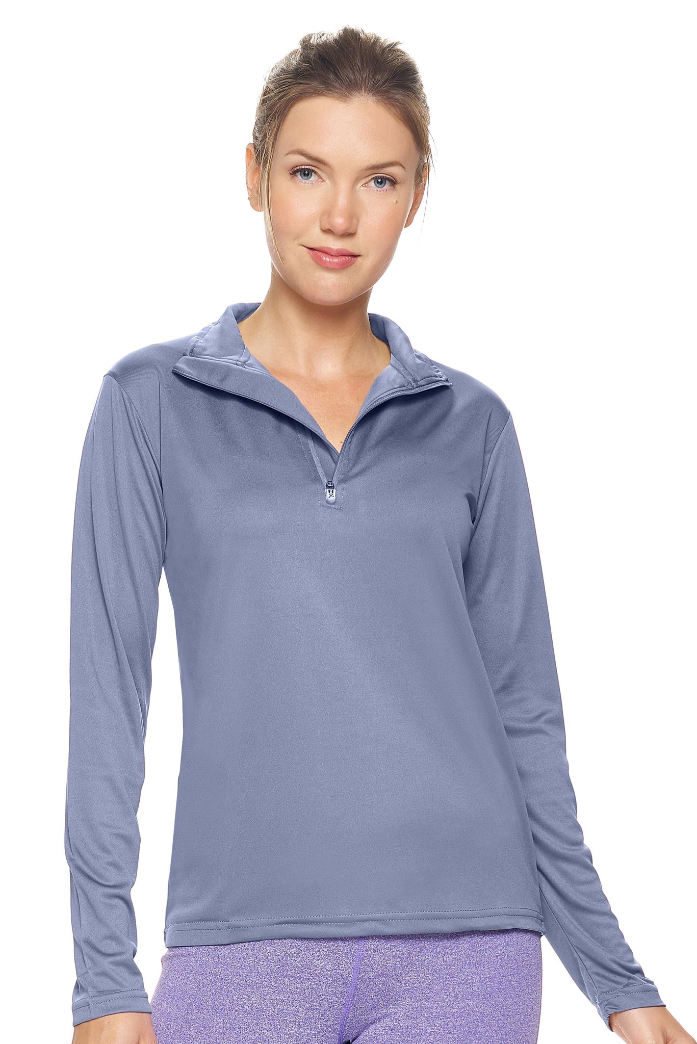 Expert Brand Women's Steel pk MaX™ ¼ Zip Training#steel